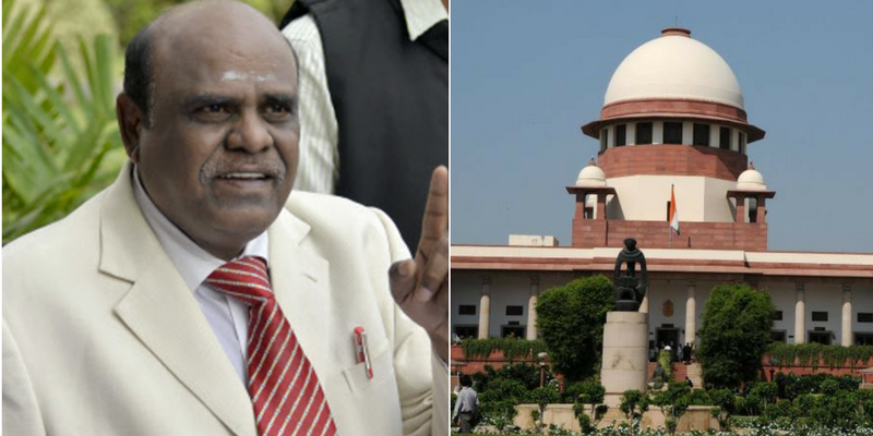 justice karnan sentenced 6 months jail by supreme court of india