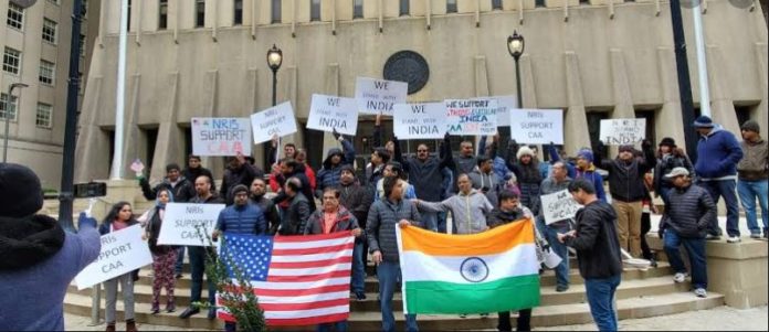 Indian-Americans protested against CAA across 30 USA cities on Republic Day