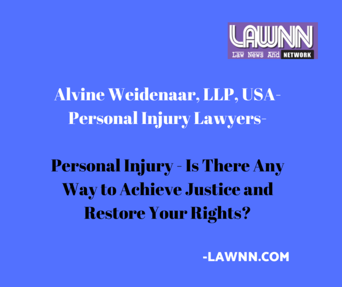 Alvine Weidenaar, LLP, SD, USA- Personal Injury- Is There Any Way to Achieve Justice and Restore Your Rights? 
